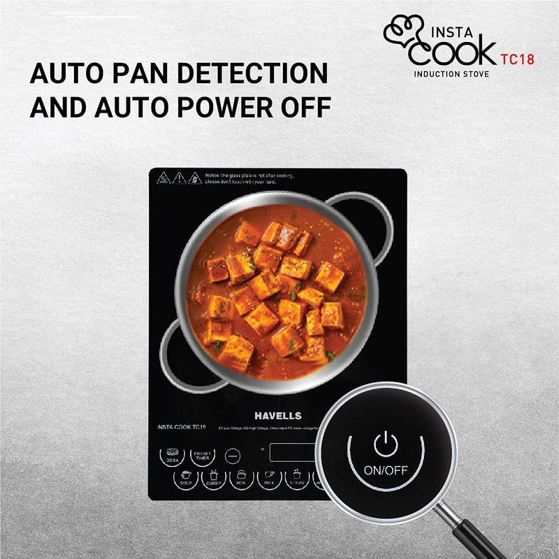 Havells INSTA COOK TC18 Induction Stove 1800 w