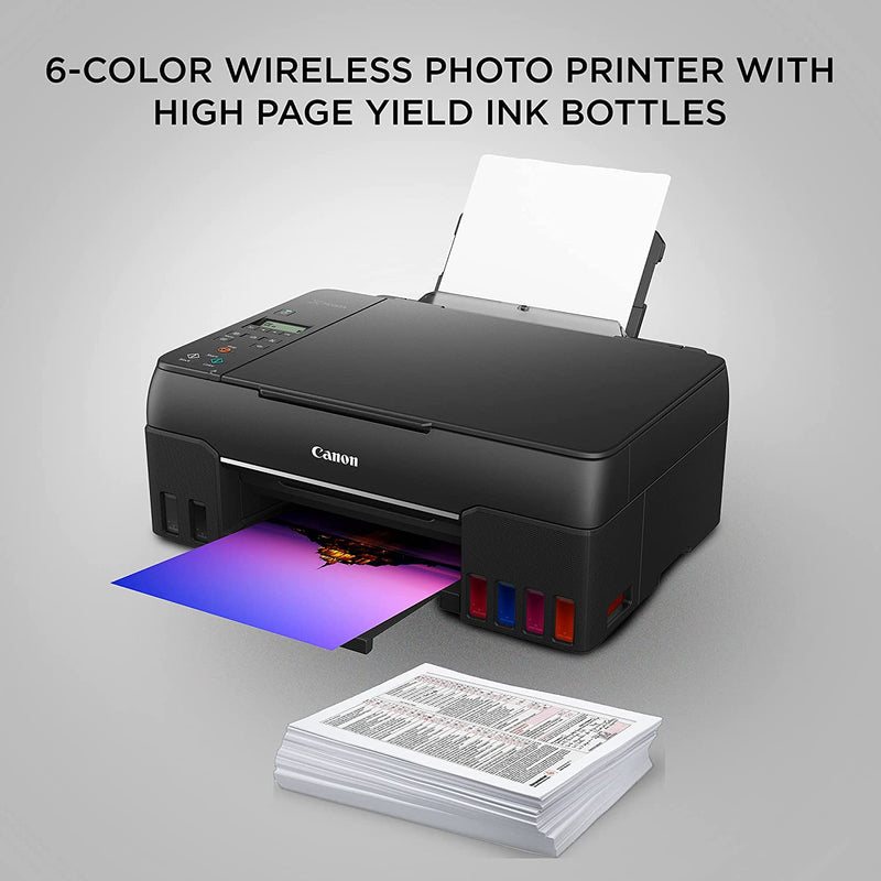 Canon PIXMA G670 All-in-One 6-Colour Inktank Wi-Fi Photo Printer, (Black)