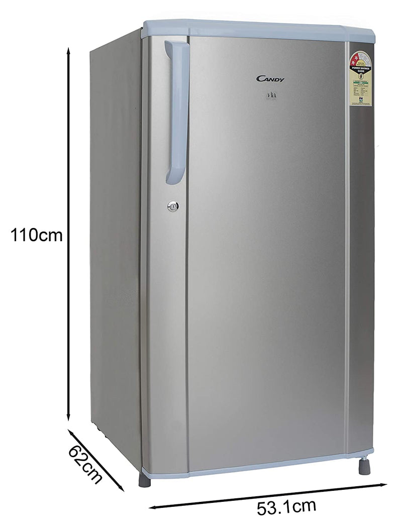 Candy 170 L 2 Star Direct-Cool Single Door Refrigerator (CDSD522170MS, Moon Silver)