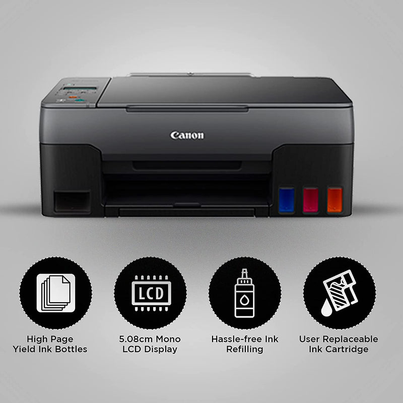 Canon PIXMA G2021 All-in-One Ink Tank Colour Printer (Black)