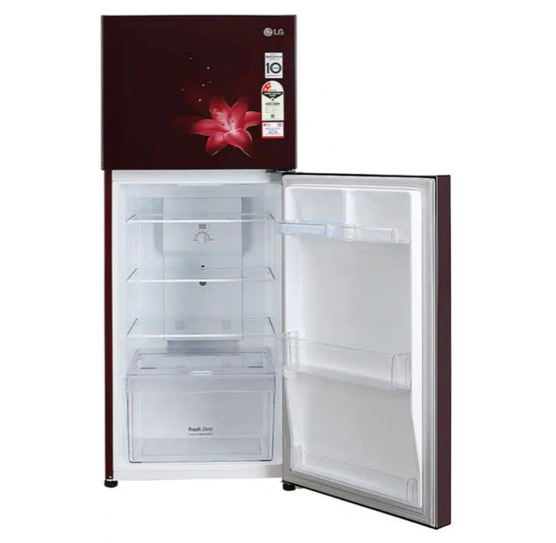 GL-N292BRGY 260 Litres Frost Free Refrigerator With Smart Inverter Compressor, Multi Air Flow, LED Lighting, MOIST ‘N’ FRESH Buyyzo