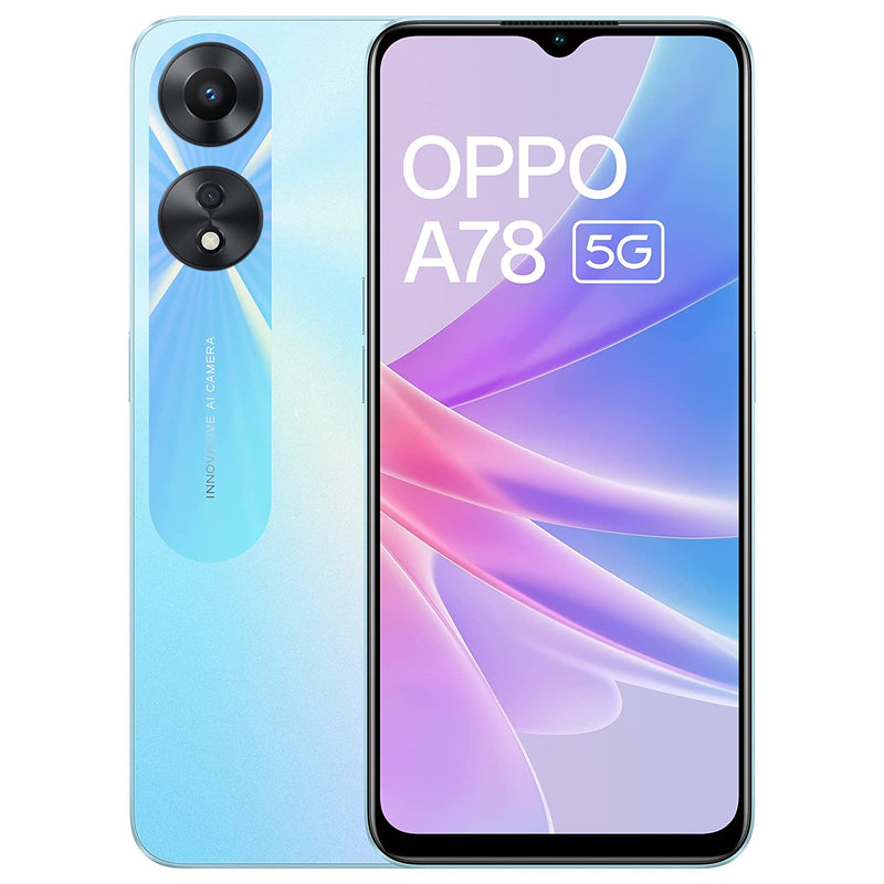 Oppo A78 5G (Glowing Blue, 8GB RAM, 128 Storage)