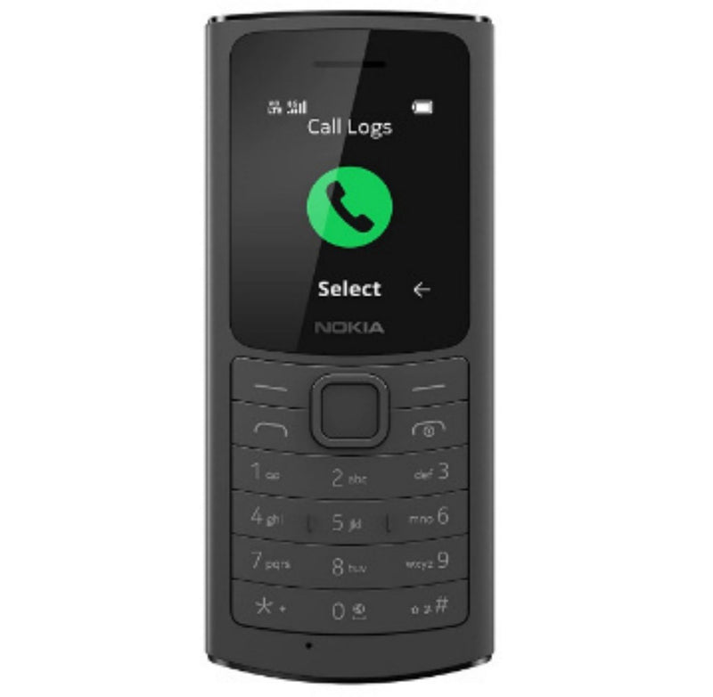 Nokia 110 4G with Volte HD Calls, Up to 32GB External Memory, FM Radio (Wired & Wireless Dual Mode), Games, Torch | Charcoal (Nokia 110 DS-4G) buyyzo