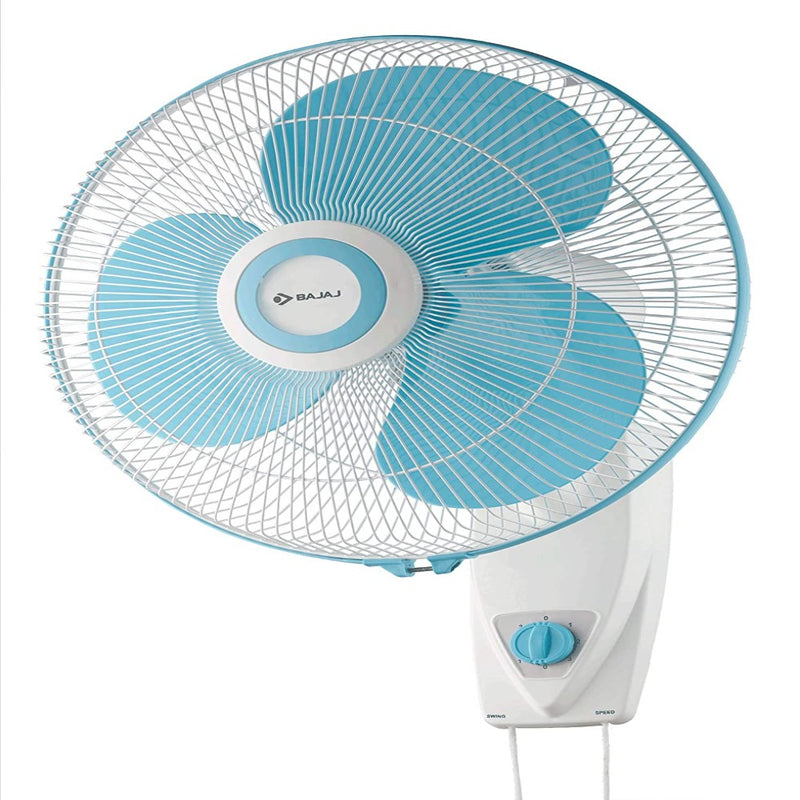 Bajaj AIRSTREAM 60 W 400 MM WALL FAN, FULL COPPER MOTOR, BLUE, medium