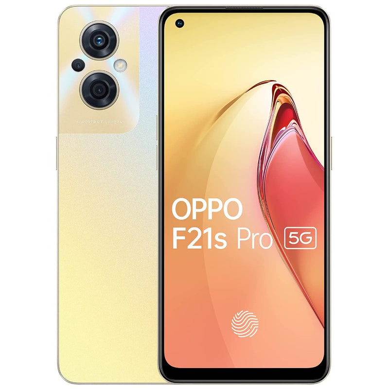 OPPO F21s Pro 5G (Dawnlight Gold, Stalight Black 8GB RAM, 128 Storage)