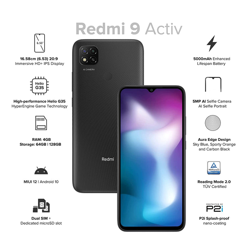 Redmi 9 Activ (4GB RAM, 64GB Storage)