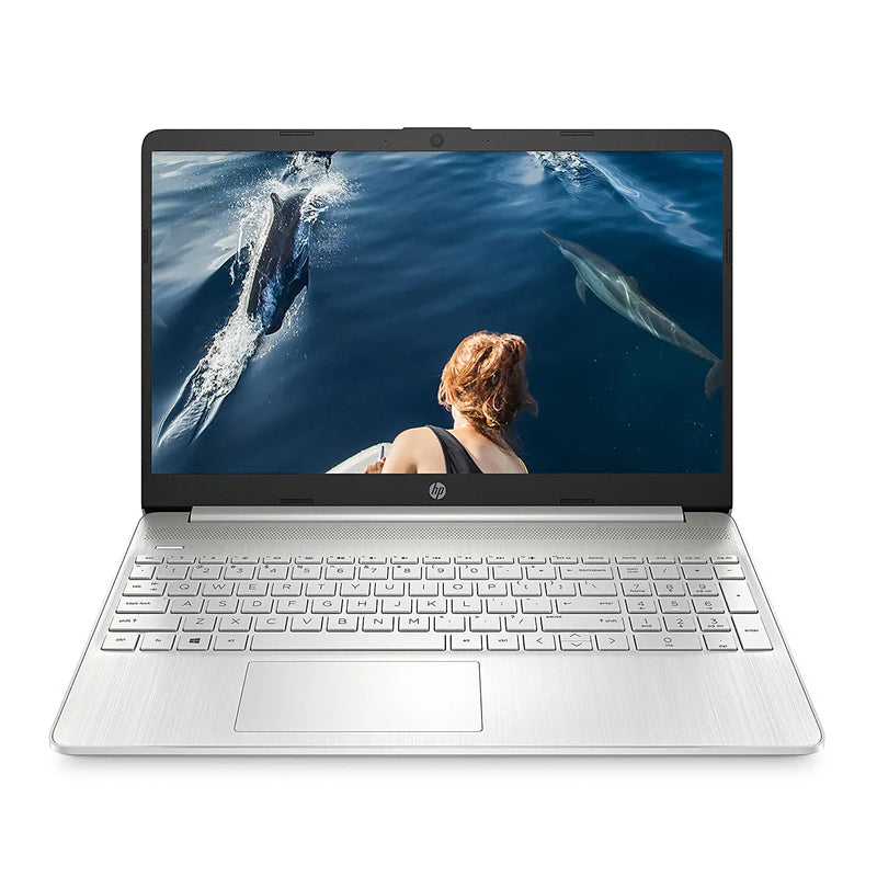 HP 15s AMD Ryzen 3- 5300U 15.6 inch(39.6 cm) FHD Laptop (8GB RAM/512GB SSD, Micro-Edge, Anti-Glare Display/Radeon Graphics/Win 11/Alexa/Dual Speakers/MS Office/1.69kg, 15s-eq2143au, Natural Silver)