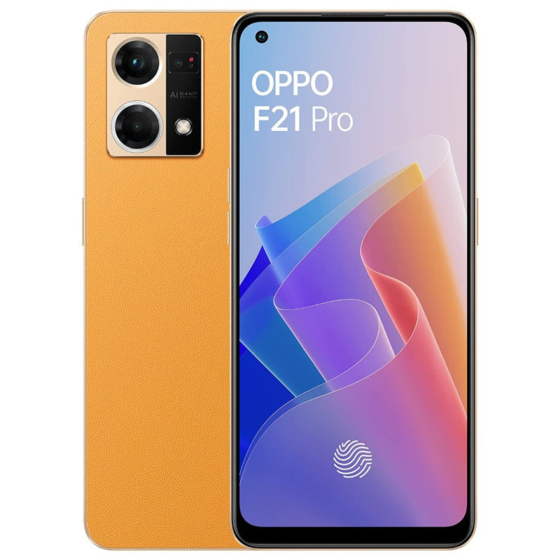 OPPO F21 Pro (Sunset Orange,Cosmic Black 8GB RAM, 128 Storage)