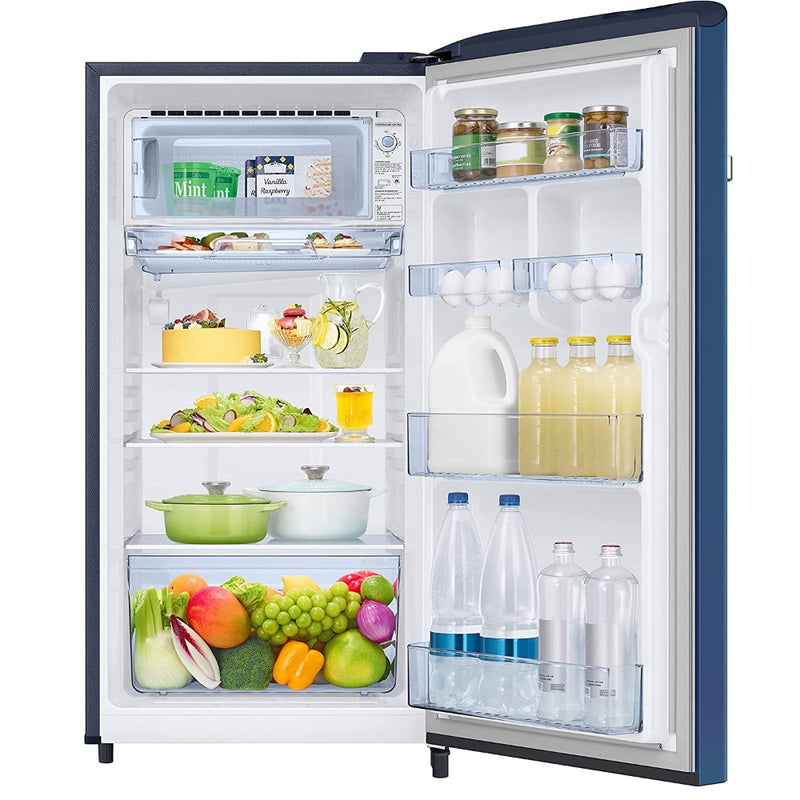 Samsung 198 L 3 Star Inverter Direct cool Single Door Refrigerator(RR21A2G2YCU/HL, Camellia Blue)