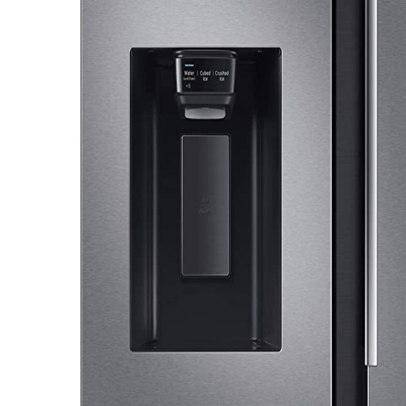 Samsung 676 L Side by Side Refrigerator (RS74R5101SL, Silver)