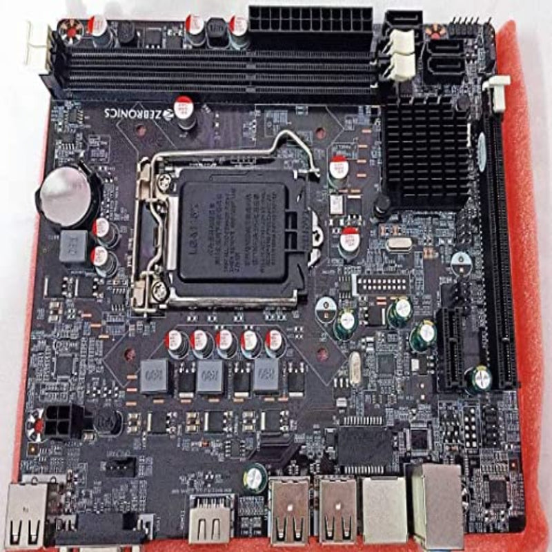 Zebronics H61 Motherboard Intel LGA 1155 Socket | 6USB,1VGA,1LAN,1Audio,1HDMI Port