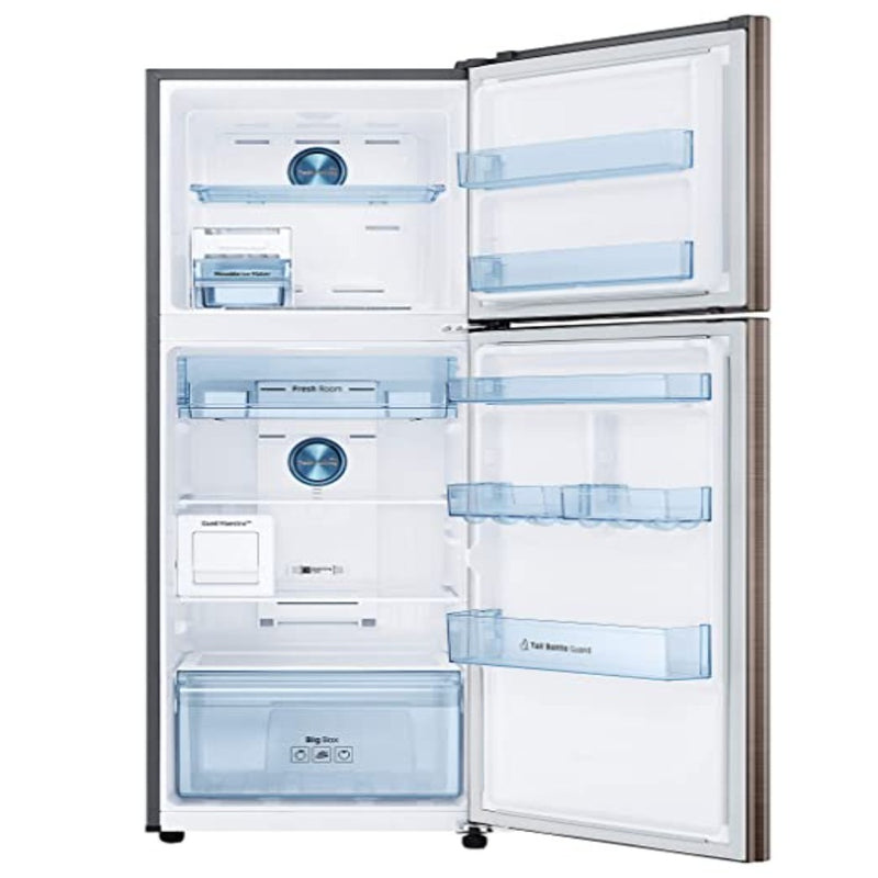 Samsung 314 L 2 Star Inverter Frost Free Double Door Refrigerator(RT34A4632DX/HL,LUXE Bronze)