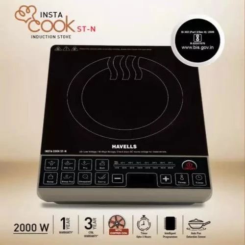 Havells Insta Cook ST 2000-Watt Induction Cooktop