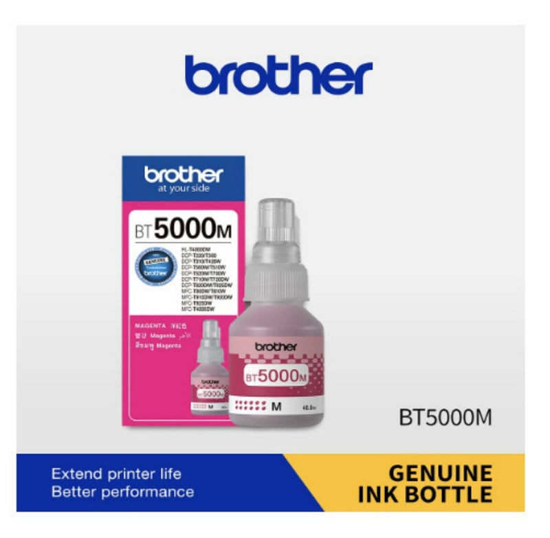 BROTHER Compatible for BROTHER BT5000M Ink Bottle (Magenta) buyyzo