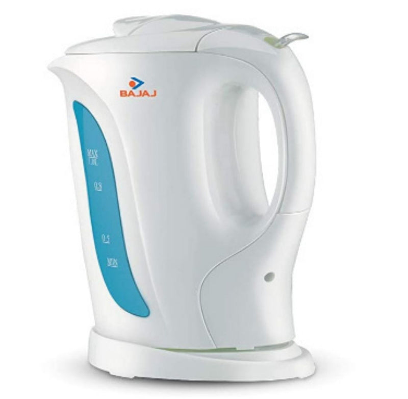 Bajaj 1-Litre 1200-Watt cordless Kettle, White buyyzo