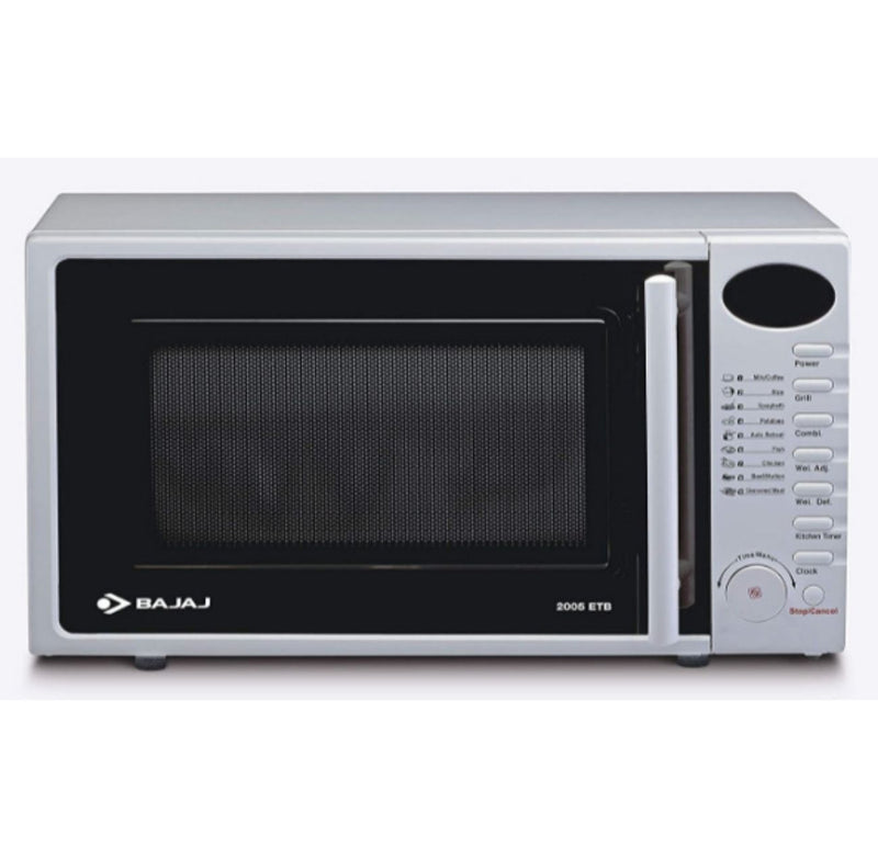 Bajaj 20 Litres Grill Microwave Oven with Jog Dial (2005 ETB, White) BUYYZO