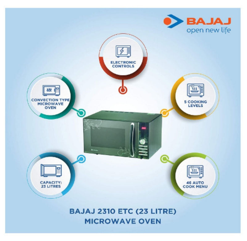 Bajaj 23 L Convection Microwave Oven (2310 ETC) BUYYZO