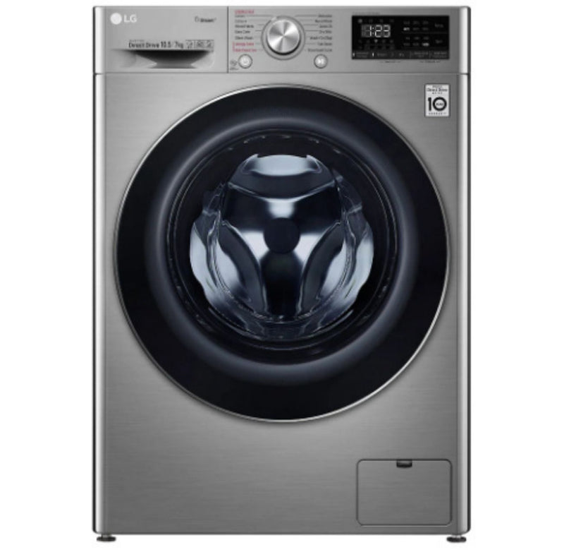 FHD1057SWS (10.5Kg/7.0Kg)  AI Direct Drive™ Washer Dryer with Steam™, ThinQ™ (FHD1057SWS) BUYYZO