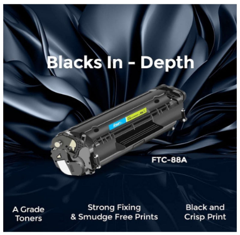 Foxin FTC 88A Laser Toner Cartridge Compatible for P1007, P1008, P1106, P1108, ProM1136, M1213nf M1216, Pro MFP M128, M226DW, M226DN buyyzo