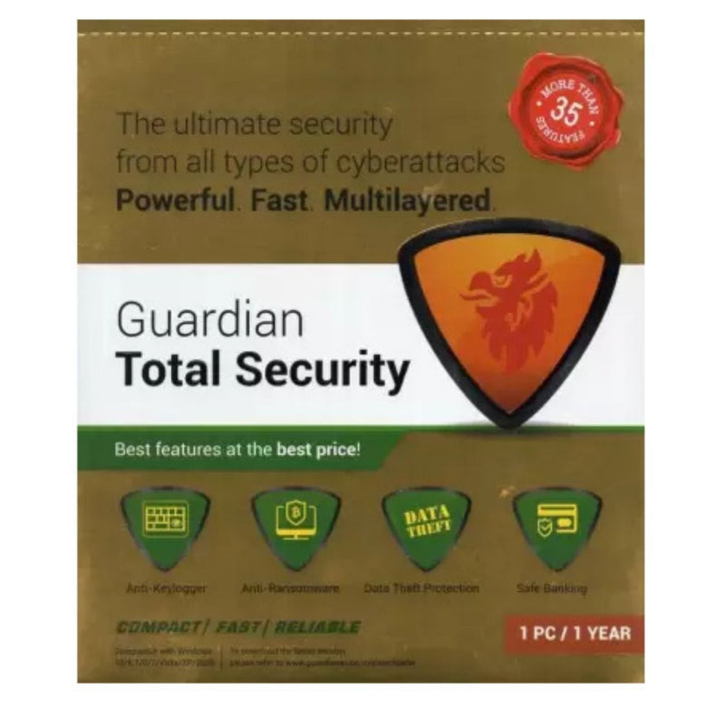 Guardian Anti-virus 1 User 1 Year  (CD/DVD) buyyzo