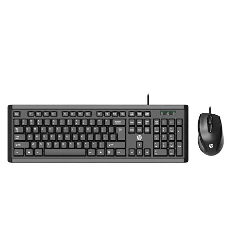 HP Keyboard and Mouse Combo Wired Powerpack (Black)