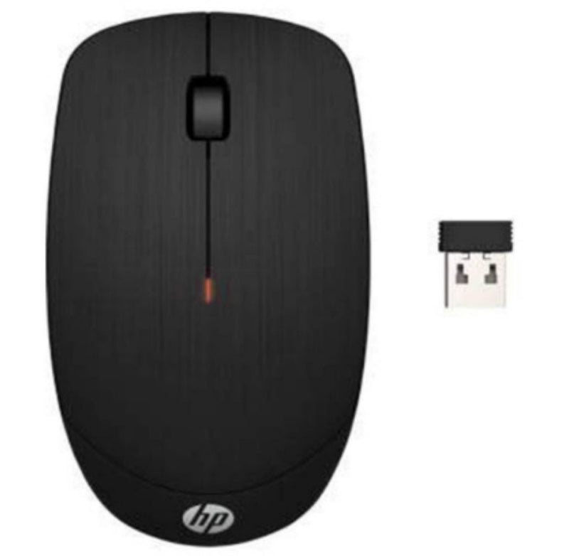 HP X200 Wireless Optical Mouse Adjustable Up to 1600DPI 2.4GHz Connectivity with 3 Buttons Clickable Scroll Wheel and Feature (6VY95AA) BUYYZO