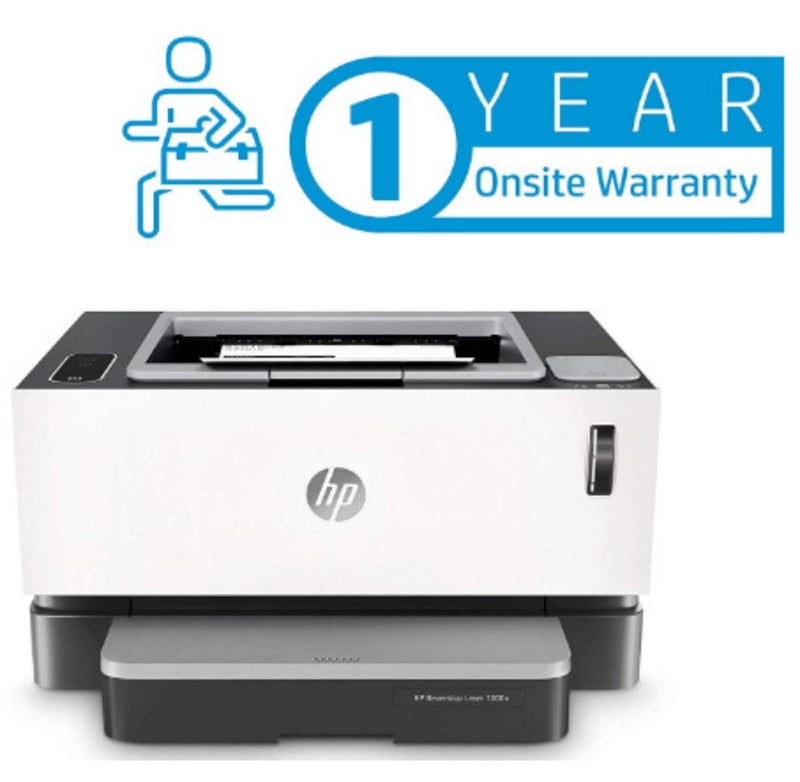 HP Neverstop 1000a Premium Laser Printer, 80% Savings on Genuine Cartridge, Self Reloadable with 5X Inbox Yield, Smart Tasks with HP Smart App, Low Emission Clean Air Quality buyyzo