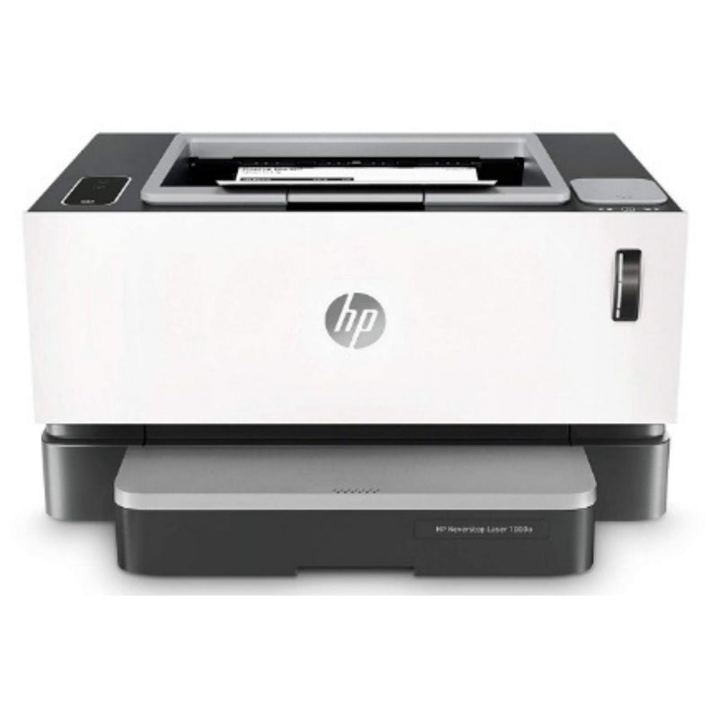 HP Neverstop 1000a Premium Laser Printer, 80% Savings on Genuine Cartridge, Self Reloadable with 5X Inbox Yield, Smart Tasks with HP Smart App, Low Emission Clean Air Quality buyyzo