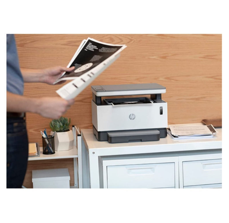 HP Neverstop 1200a Laser Printer, Print, Copy, Scan, Mess Free Reloading, Save Upto 80% on Genuine Toner, 5X Print Yield (USB Connectivity) buyyzo