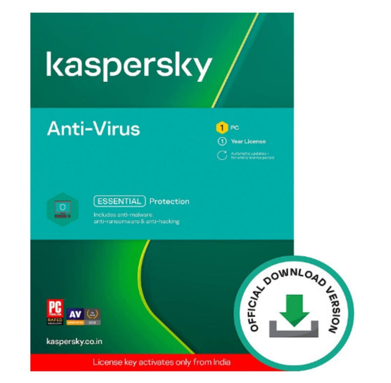 Kaspersky Anti-Virus Security Latest Version - 1 User, 1 Year buyyzo