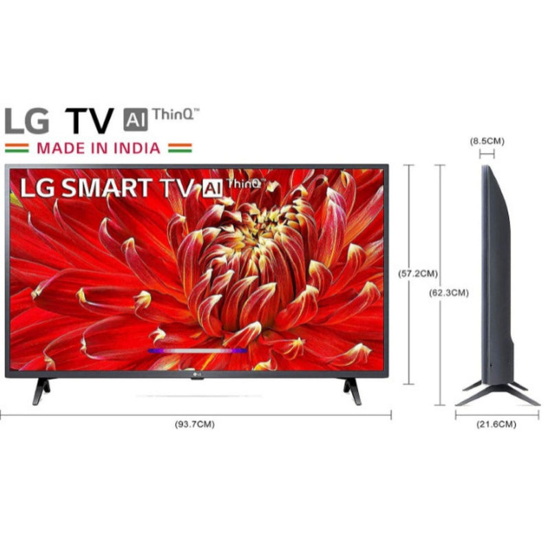 LG 108 cm (43 inches) Full HD Smart LED TV 43LM6360PTB (Dark Iron Gray) (2019 Model) buyyzo