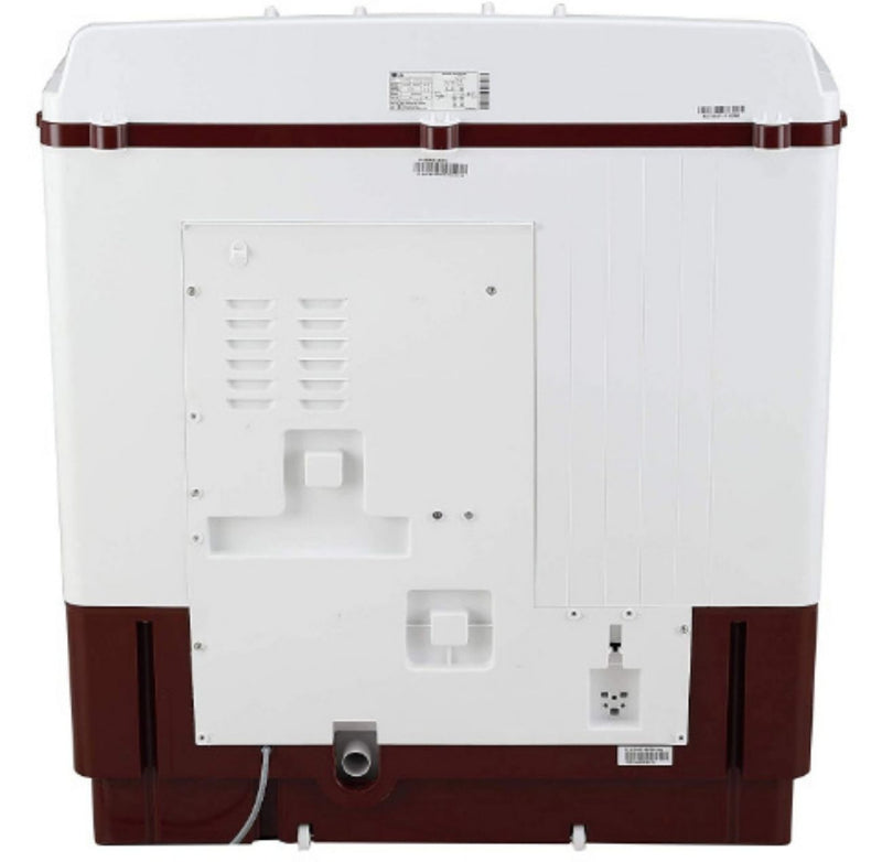 LG 11 kg 5 Star Semi-Automatic Top Loading Washing Machine (P1145SRAZ, Burgundy, Punch) buyyzo