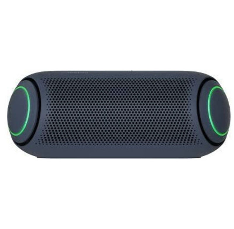 LG XBOOMGo PL5 Rubberized Finish Speaker with Ring-Shaped woofer Lights (Blueblack, Dual Action Bass) BUYYZO