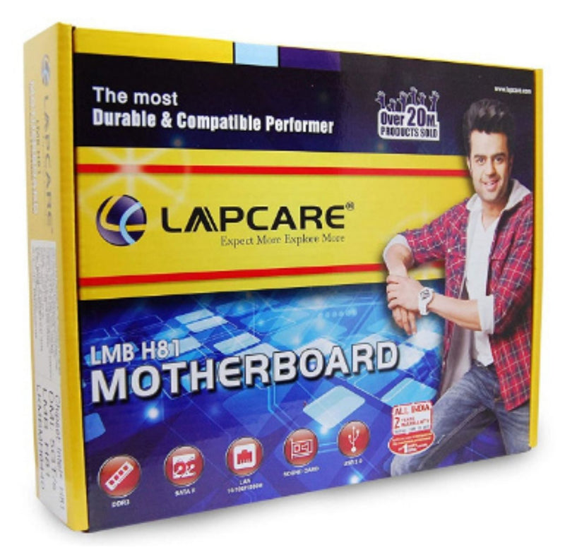 Lapcare Motherboard for Intel® H81 Chipset Support Intel LGA1150 Socket (LPMH81) buyyzo