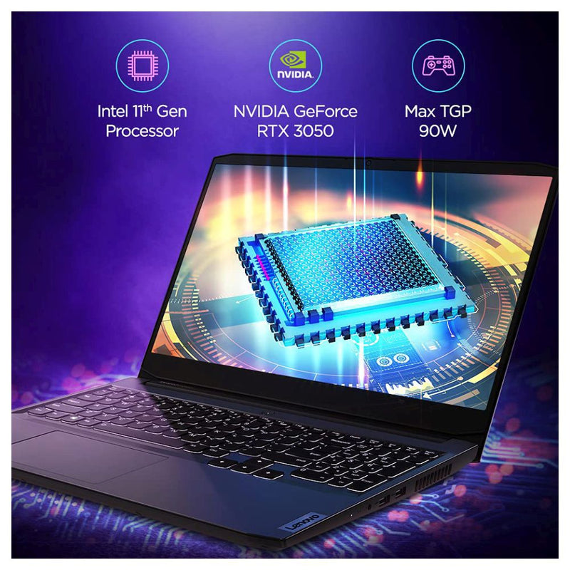 Lenovo A4IN IdeaPad G3 Gaming Laptop (11th Gen Intel Core i5-11320H/8GB/512GB SSD/4GB NVIDIA GeForce GTX 1650 Graphics/Windows 11/MSO/FHD), 39.62 cm (15.6 inch)