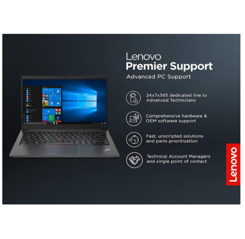 Lenovo ThinkPad E14 Intel Core i3 10th Gen 14" (35.56cms) Full HD Thin and Light Laptop (4GB RAM/ 256GB SSD/ DOS/ Black buyyzo