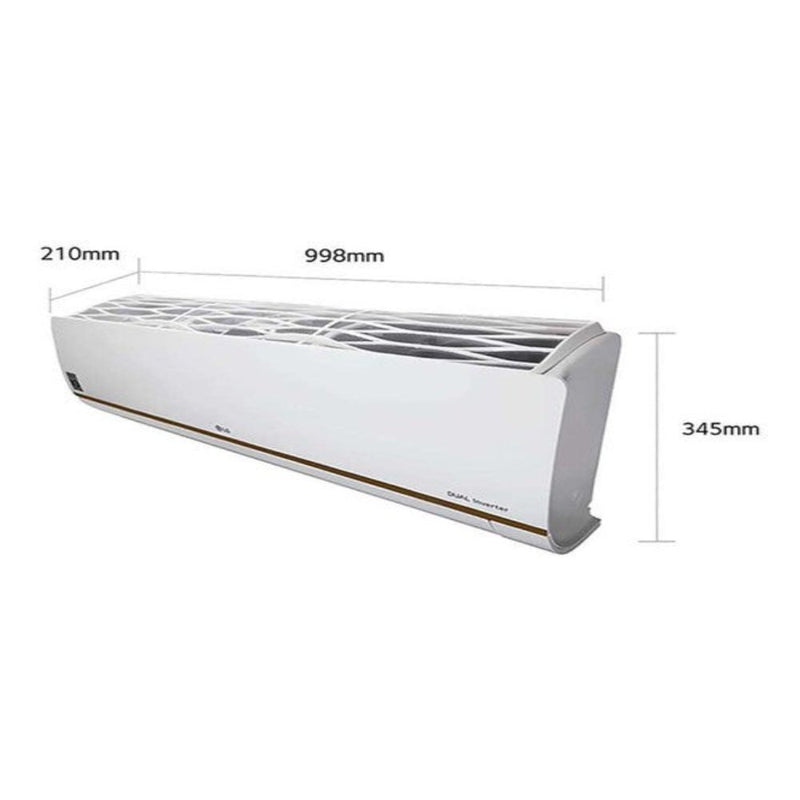 LG 1.5 Ton Inverter 5 Star Copper (2022 Range) PS-Q19GNZE (R-32) 6-in-1 Convertible Split AC (White)