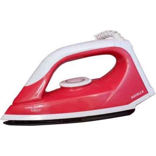 HAVELLS GLACE RUBY 750 W Dry Iron  (Red)