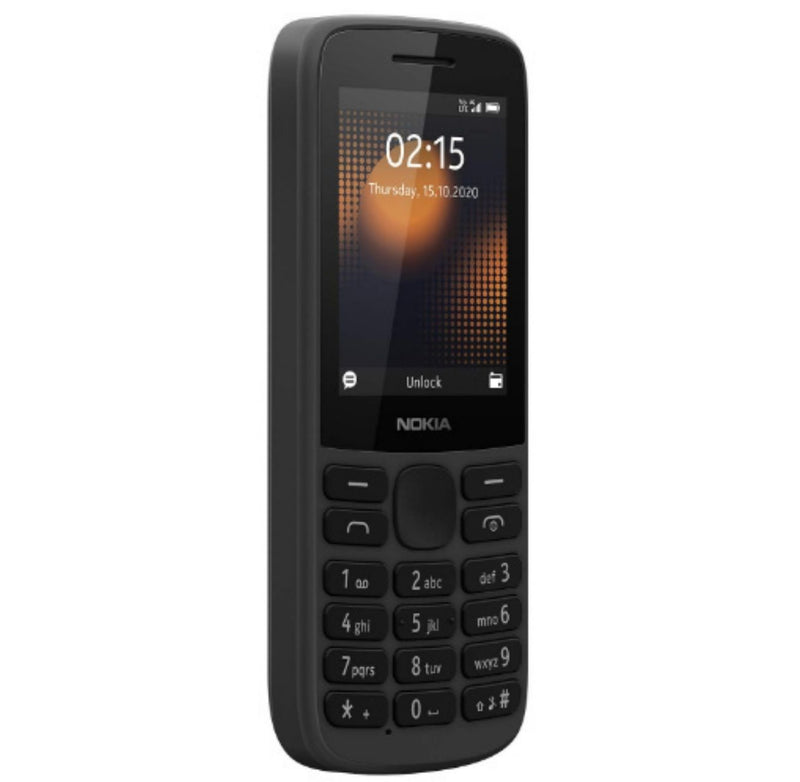 Nokia 215 4G Dual SIM 4G Phone with Long Battery Life, Multiplayer Games, Wireless FM Radio and Durable Ergonomic Design – Black_124.7 x 51.0 x 13.7 mm buyyzo