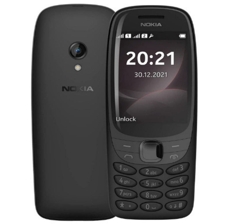 Nokia 6310 Dual SIM Feature Phone with a 2.8” Screen, Wireless FM Radio and Rear Camera | Black buyyzo