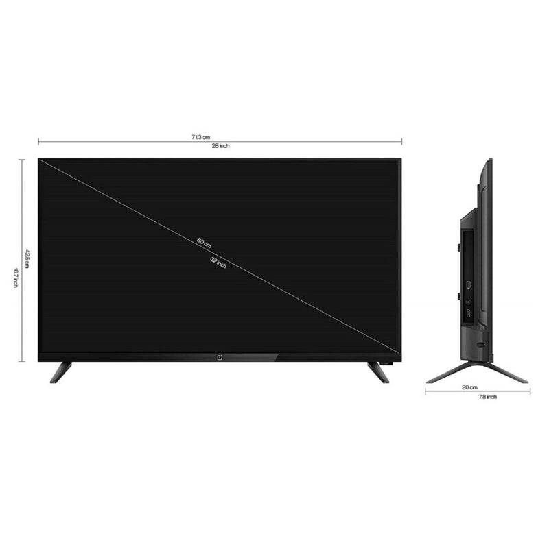 OnePlus 80 cm (32 inches) Y Series HD Ready LED Smart Android TV 32Y1 (Black) (2020 Model) buyyzo