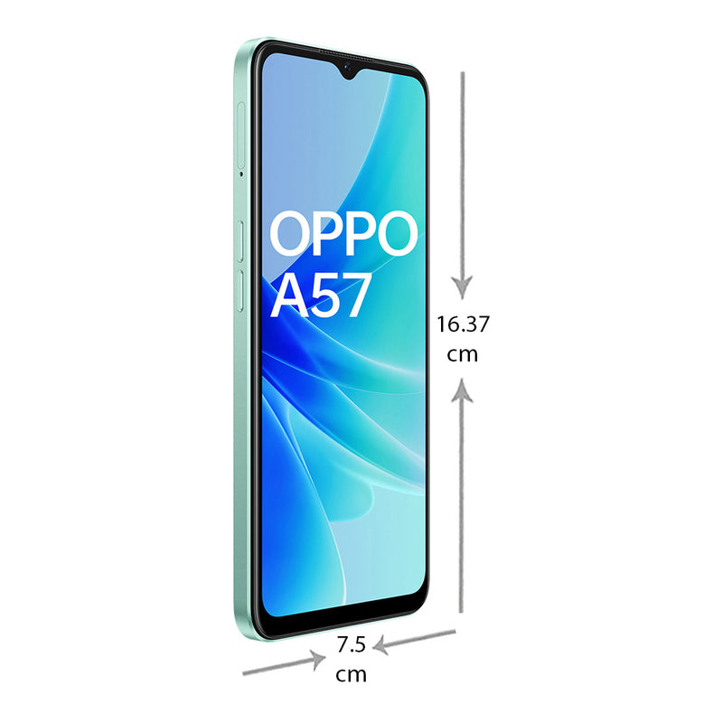 OPPO A57 (Glowing Green, Glowing Black 4GB RAM, 64 Storage)