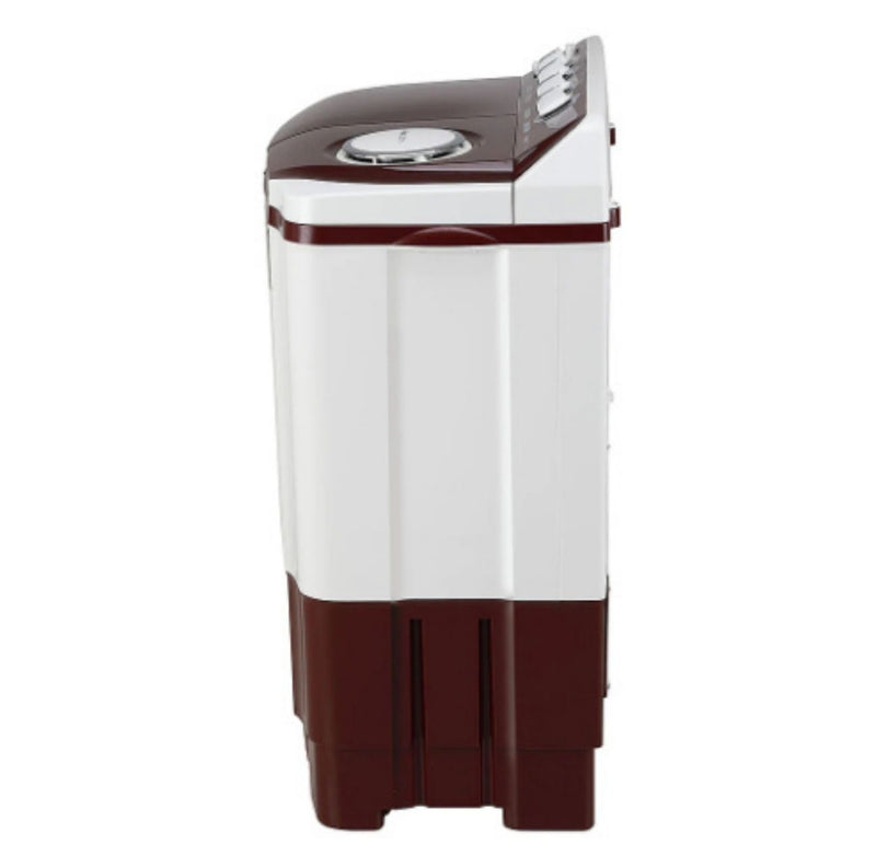 P7010RRAZ Wash 7Kg and Spin 5.5Kg, 5 Star, Rust Free Body, Roller Jet Pulsator, Wind Jet Dry, Color: Burgundy BUYYZO