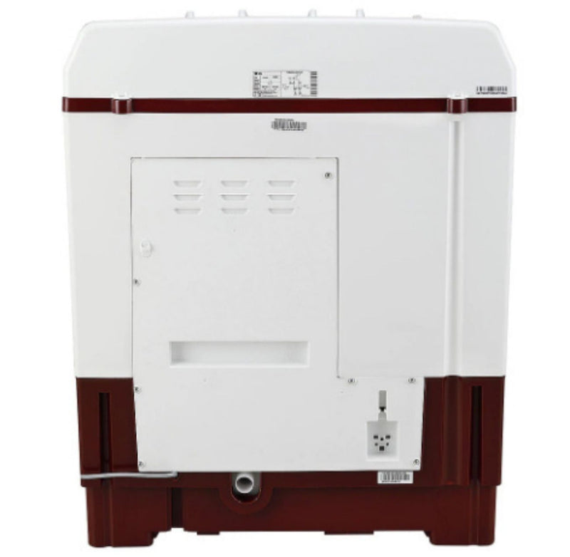 P7010RRAZ Wash 7Kg and Spin 5.5Kg, 5 Star, Rust Free Body, Roller Jet Pulsator, Wind Jet Dry, Color: Burgundy BUYYZO