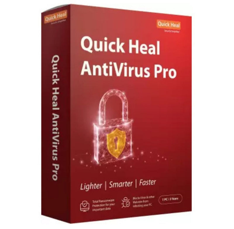 QUICK HEAL Anti-virus 1 User 3 Years  (CD/DVD) buyyzo