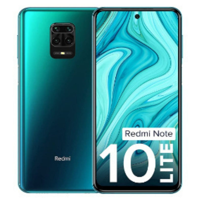 Redmi Note 10 Lite Aurora Blue 4GB RAM 128GB ROM | Alexa Built-in buyyzo