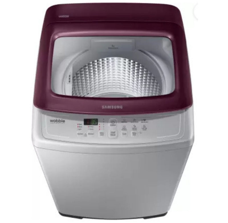 SAMSUNG 6.5 kg Fully Automatic Top Load Silver  (WA65A4022FS/TL) buyyzo