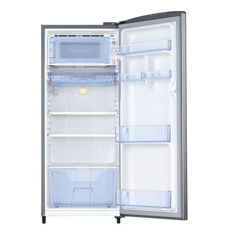 Samsung 192 L 3 Star Single Door Refrigerator (RR20T2Y2YS8), Elegant Inox)