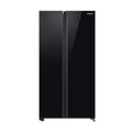 Samsung 700 L with Inverter Side-by-Side Refrigerator (RS72R50112C/TL, Black)