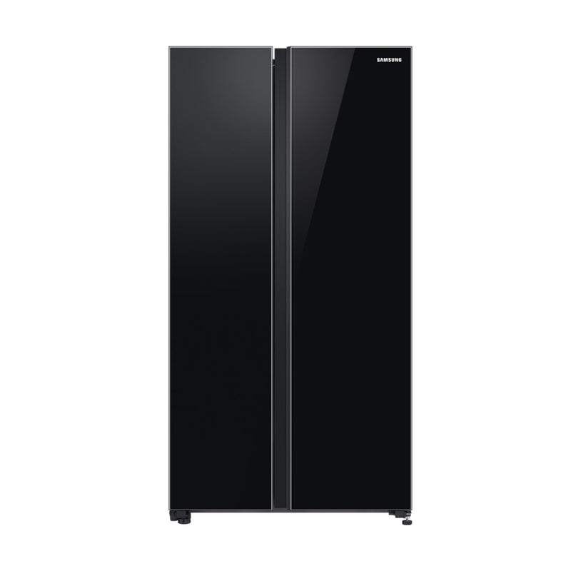 Samsung 700 L with Inverter Side-by-Side Refrigerator (RS72R50112C/TL, Black)